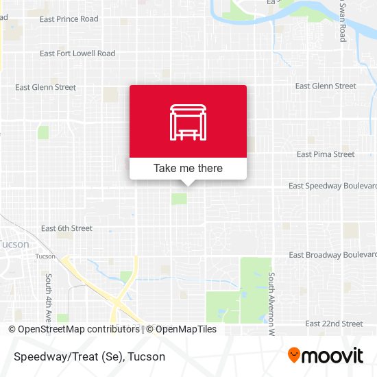 Speedway/Treat (Se) map