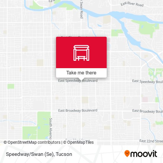 Speedway/Swan (Se) map