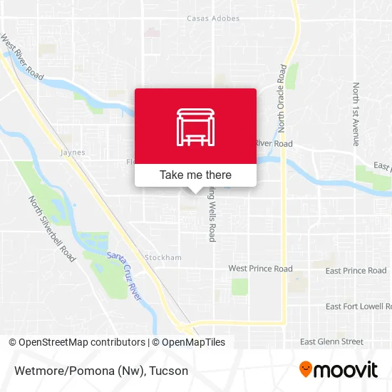 Wetmore/Pomona (Nw) map