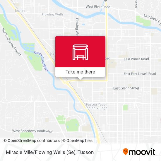 Miracle Mile / Flowing Wells (Se) map