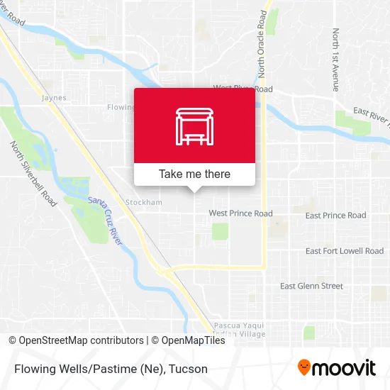 Flowing Wells/Pastime (Ne) map
