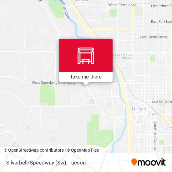 Silverbell/Speedway (Sw) map