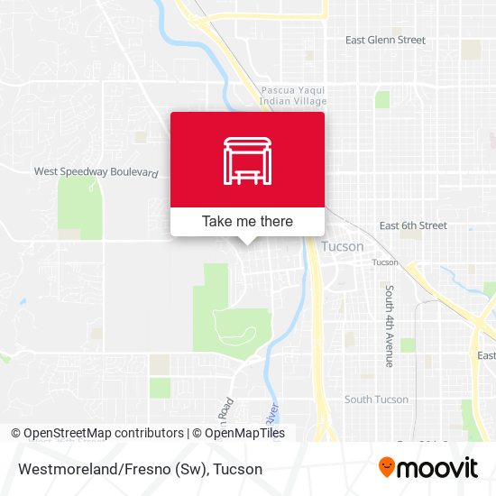 Westmoreland/Fresno (Sw) map