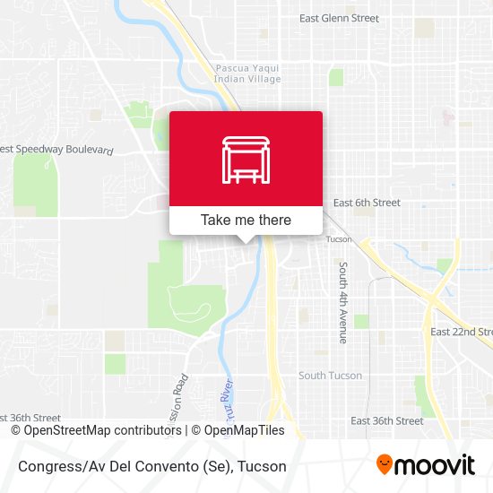 Congress/Av Del Convento (Se) map