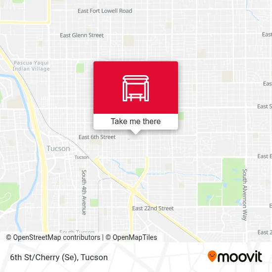 6th St/Cherry (Se) map