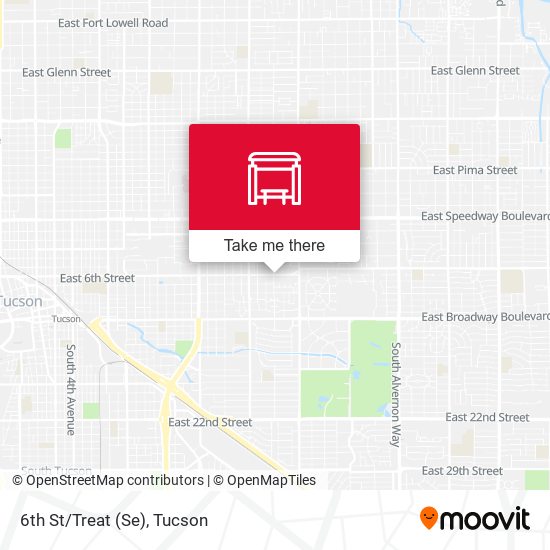 6th St/Treat (Se) map