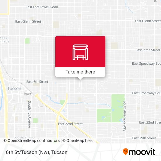 6th St/Tucson (Nw) map