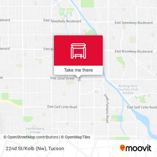 22nd St/Kolb (Nw) map