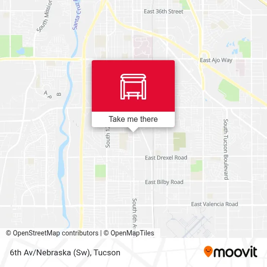6th Av/Nebraska (Sw) map