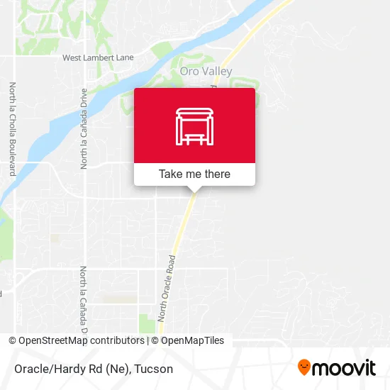Mapa de Oracle/Hardy Rd (Ne)