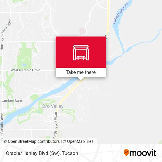 Oracle/Hanley Blvd (Sw) map