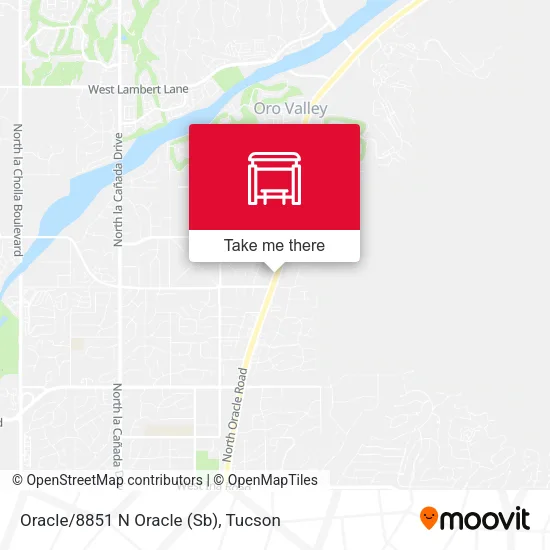 Mapa de Oracle/8851 N Oracle (Sb)