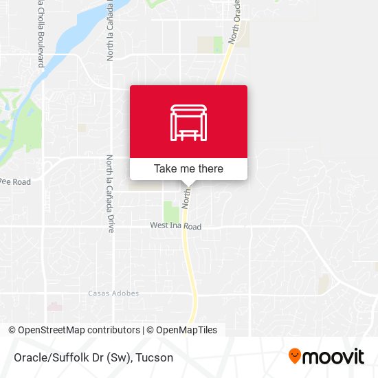 Mapa de Oracle/Suffolk Dr (Sw)