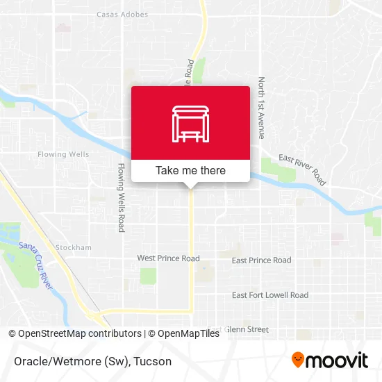 Mapa de Oracle/Wetmore (Sw)