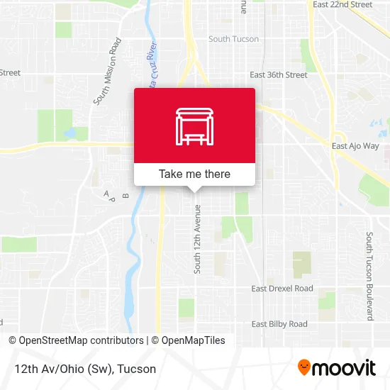 12th Av/Ohio (Sw) map