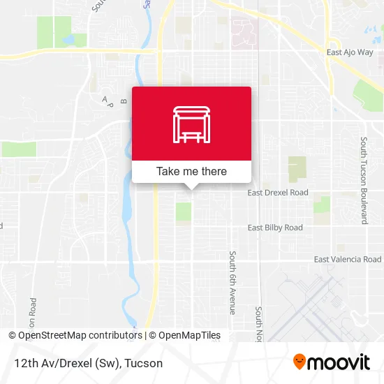 Mapa de 12th Av/Drexel (Sw)