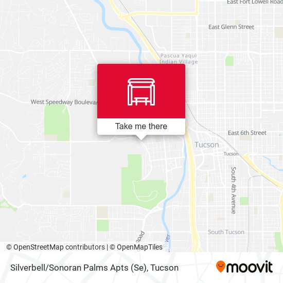 Mapa de Silverbell / Sonoran Palms Apts (Se)