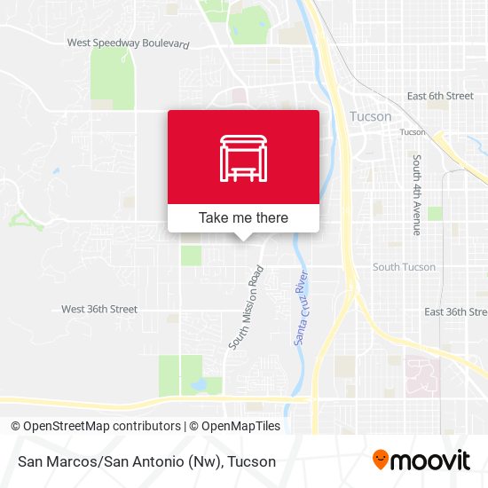 Mapa de San Marcos/San Antonio (Nw)