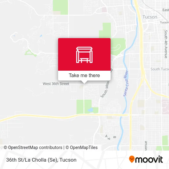 36th St/La Cholla (Se) map