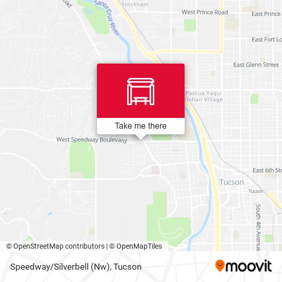 Speedway/Silverbell (Nw) map