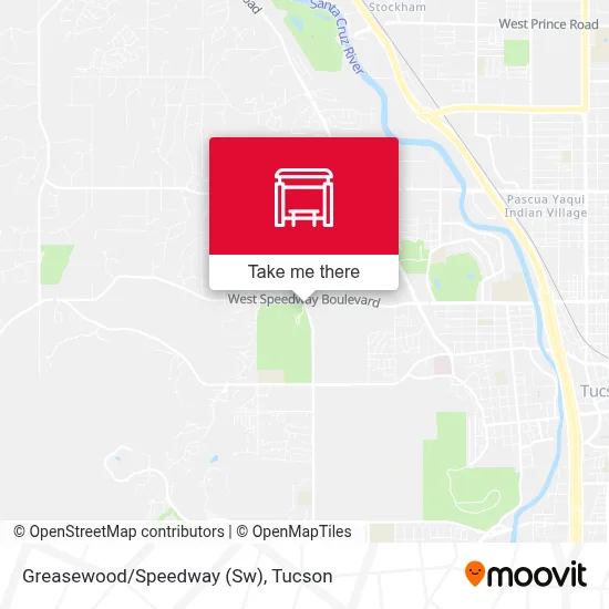 Greasewood/Speedway (Sw) map