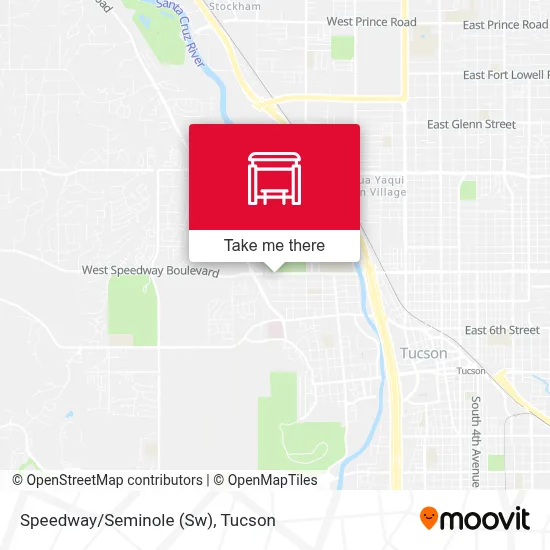 Speedway/Seminole (Sw) map
