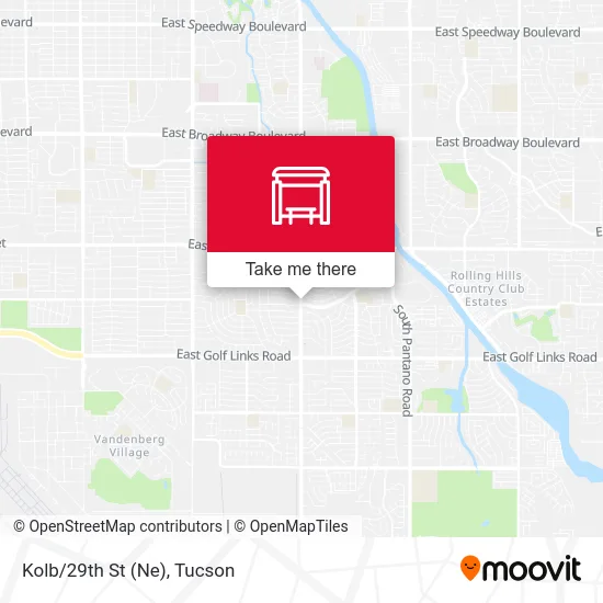Kolb/29th St (Ne) map