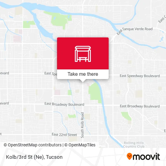 Kolb/3rd St (Ne) map
