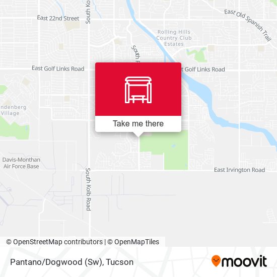 Pantano/Dogwood (Sw) map