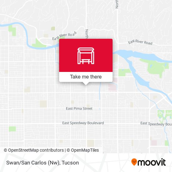 Swan/San Carlos (Nw) map