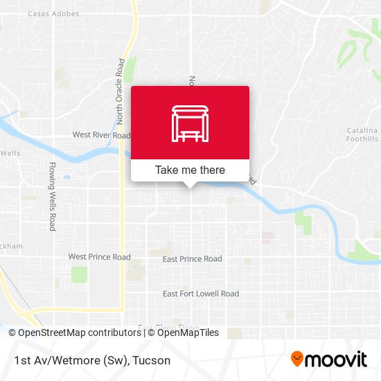 1st Av/Wetmore (Sw) map