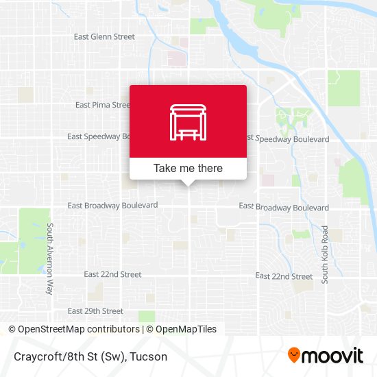 Mapa de Craycroft/8th St (Sw)