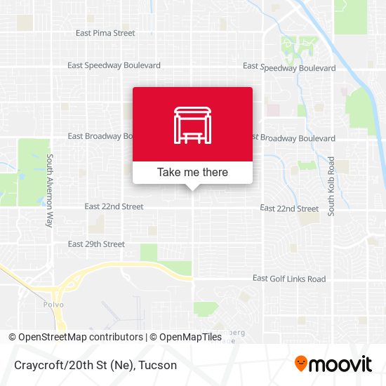Mapa de Craycroft/20th St (Ne)