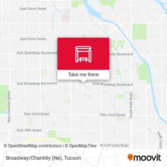Broadway/Chantilly (Ne) map