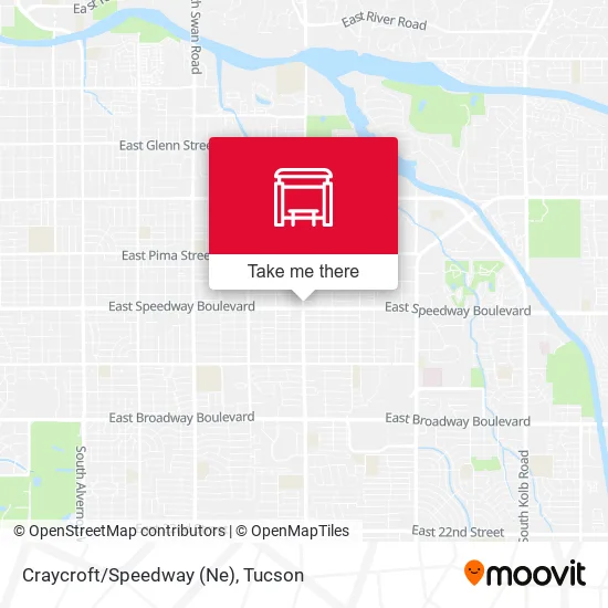 Mapa de Craycroft/Speedway (Ne)