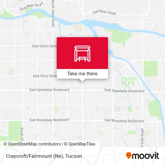 Craycroft/Fairmount (Ne) map