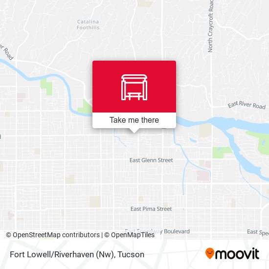 Fort Lowell/Riverhaven (Nw) map