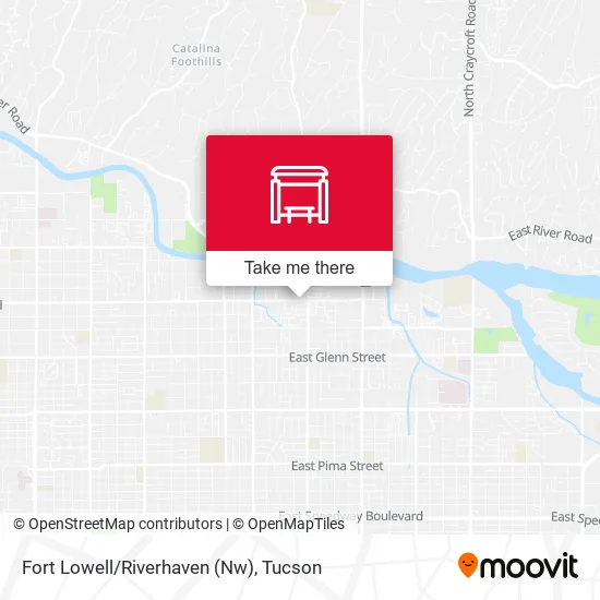 Mapa de Fort Lowell/Riverhaven (Nw)