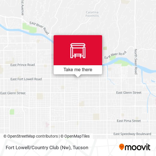Fort Lowell/Country Club (Nw) map