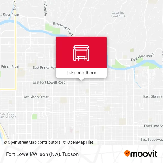Fort Lowell/Wilson (Nw) map