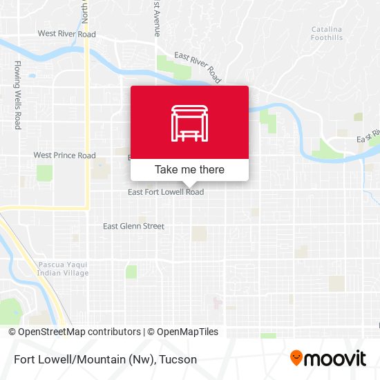 Mapa de Fort Lowell/Mountain (Nw)