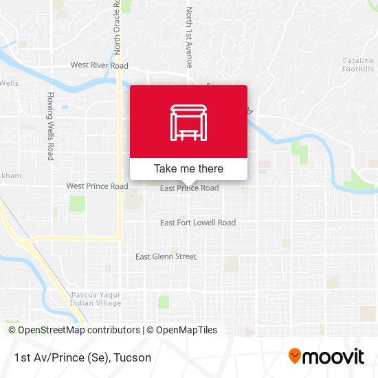Mapa de 1st Av/Prince (Se)