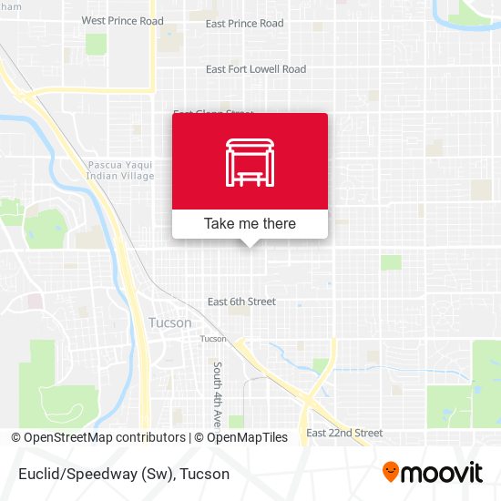 Euclid/Speedway (Sw) map