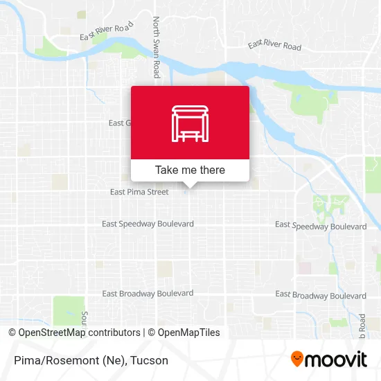 Pima/Rosemont (Ne) map