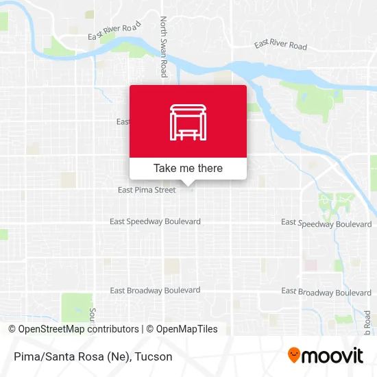 Pima/Santa Rosa (Ne) map