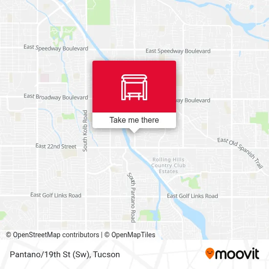 Pantano/19th St (Sw) map