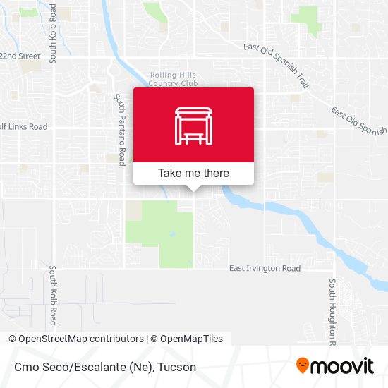 Cmo Seco/Escalante (Ne) map