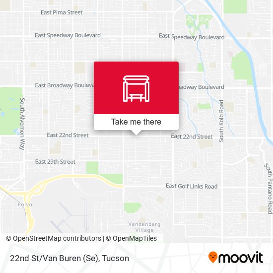 Mapa de 22nd St/Van Buren (Se)
