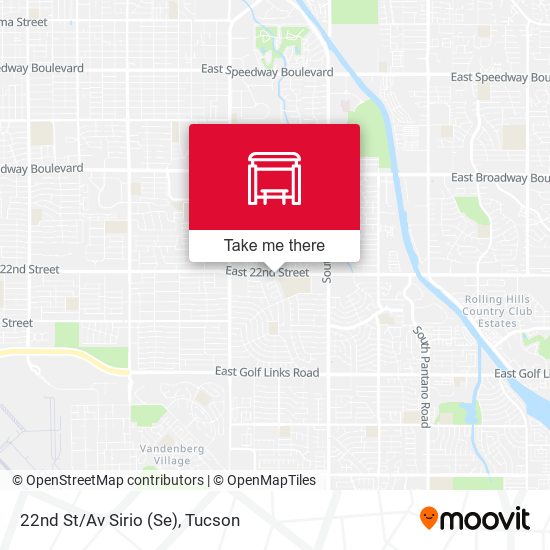 Mapa de 22nd St/Av Sirio (Se)