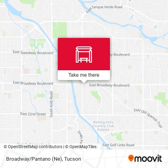 Broadway/Pantano (Ne) map